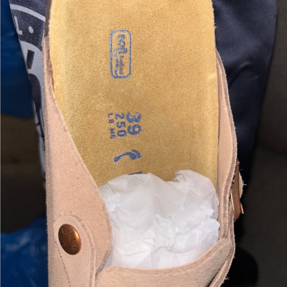 LG Beige Suede Slip-On Shoes - Picture 2 of 5